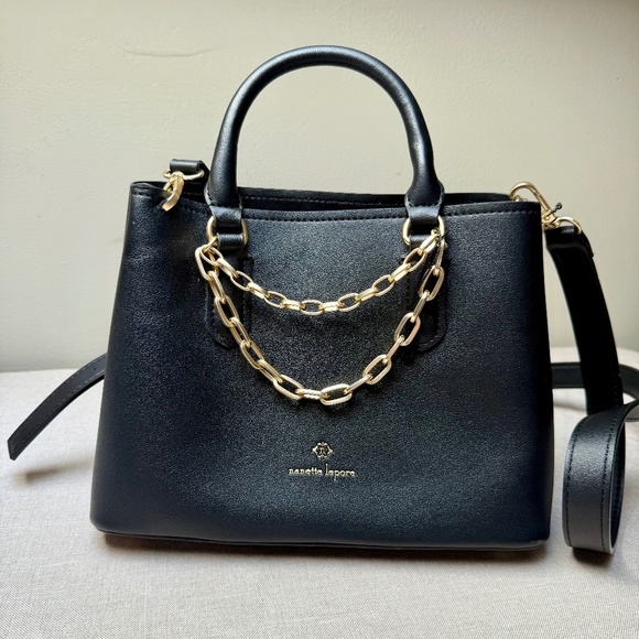 Nanette Lepore Handbags - Nanette Lepore Black Valle Convertible Satchel Never Used
